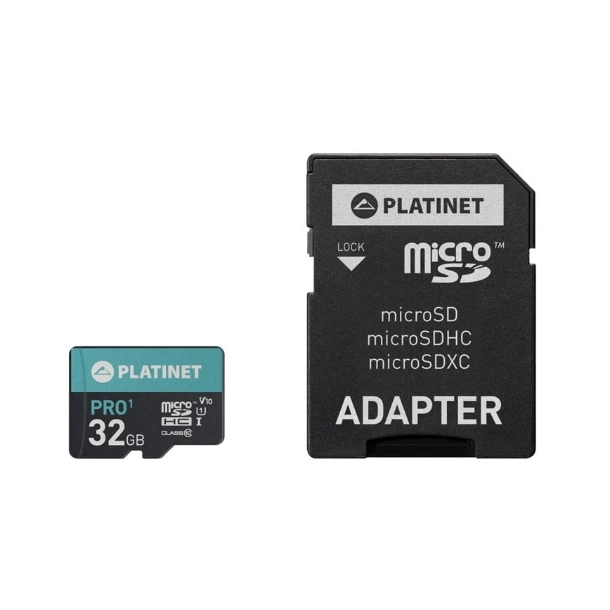 MicroSDHC 32GB U1 Pro 70MB/s + SD adapter