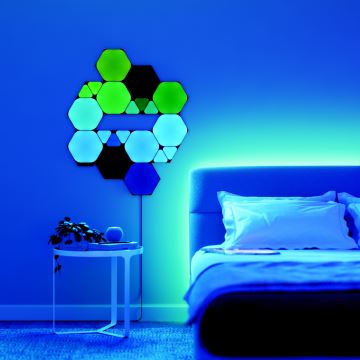 Nanoleaf - Hosszabbító KÉSZLET 10x LED RGBW Dimmelhető panel MINI TRIANGLES LED/0,54W/230V 1200-6500K Wi-Fi