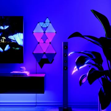 Nanoleaf - Hosszabbító KÉSZLET 10x LED RGBW Dimmelhető panel MINI TRIANGLES LED/0,54W/230V 1200-6500K Wi-Fi