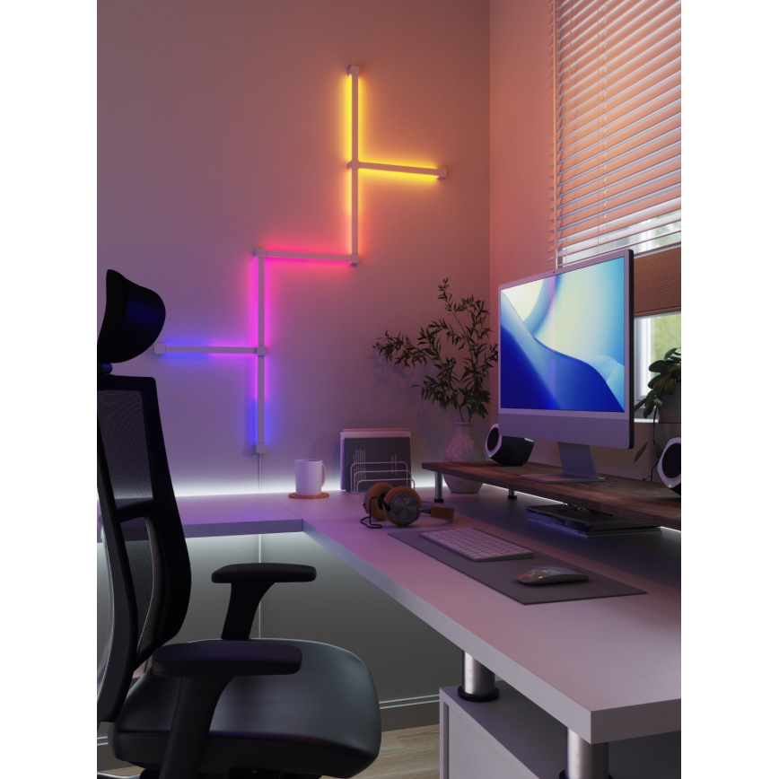 Nanoleaf - Kiegészítő KÉSZLET 3x LED RGBW Dimmelhető fénysín LINES LED/2W/230V 1200-6000K Wi-Fi