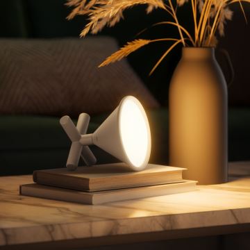 Nanoleaf - LED RGBW Dimmelhető Asztali lámpa tölthető UMBRA CONO LED/2,4W/5V 2700-6500K 2530 mAh szürke