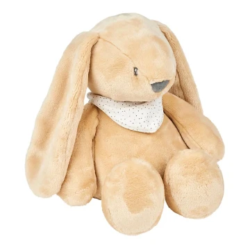 Nattou - Snuggle buddy dallammal és világítással SLEEPY BUNNY 4in1 barna