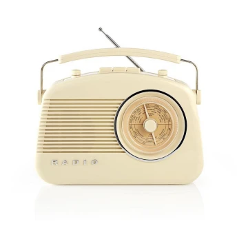 Nedis RDFM5000BG − FM Rádió 4,5W/230V bézs