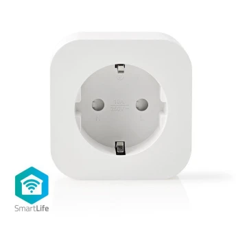 Nedis WIFIP130FWT − Okos konnektor 2500W/230V/TYP E/10 A Wifi