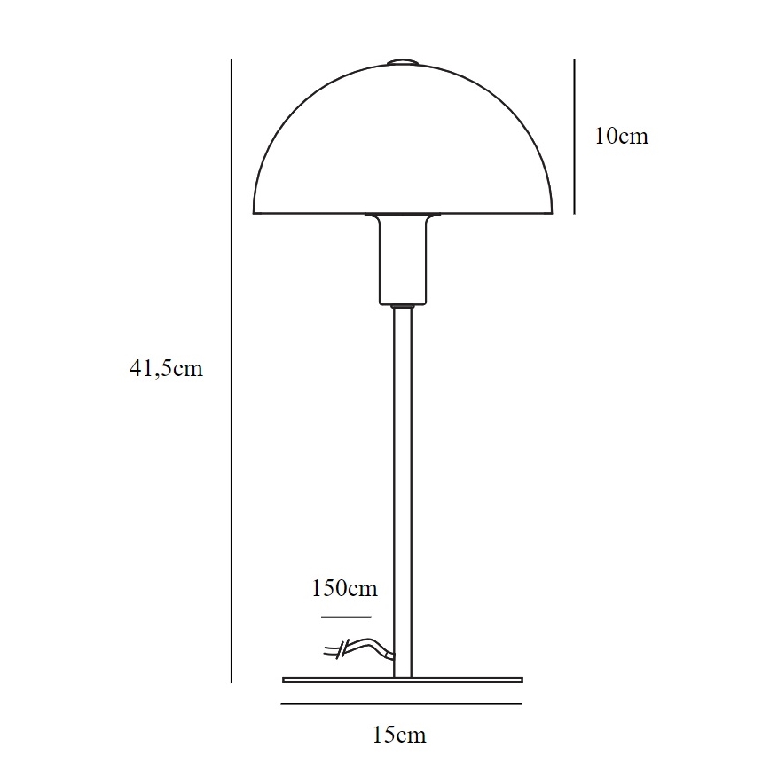 Nordlux - Asztali lámpa ELLEN 1xE14/40W/230V arany/fehér