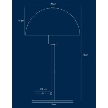 Nordlux - Asztali lámpa ELLEN 1xE14/40W/230V arany/fekete