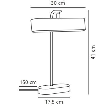 Nordlux - Asztali lámpa MERLIN 2xG9/5W/230V fekete