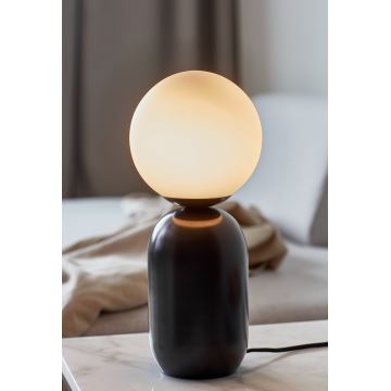 Nordlux - Asztali lámpa NOTTI 1xE14/25W/230V fekete