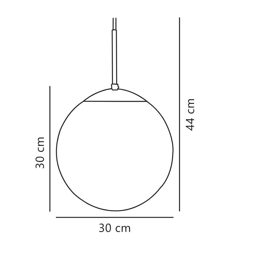 Nordlux - Csillár zsinóron CAFE 1xE27/25W/230V átm. 30 cm