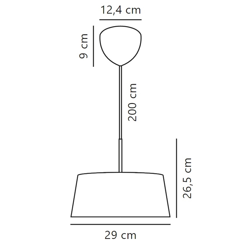 Nordlux - Csillár zsinóron CLASI 3xE14/10W/230V átm. 29 cm