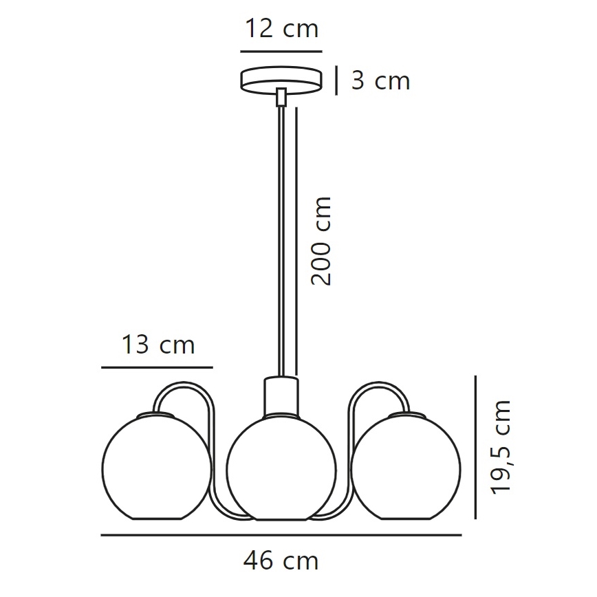 Nordlux - Csillár zsinóron FRANCA 4xE14/40W/230V