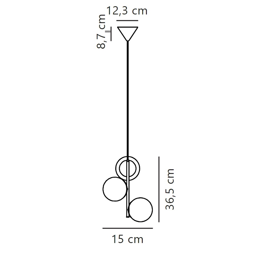 Nordlux - Csillár zsinóron LILLY 3xE14/40W/230V arany