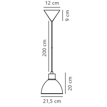 Nordlux - Csillár zsinóron POP 1xE27/40W/230V bézs