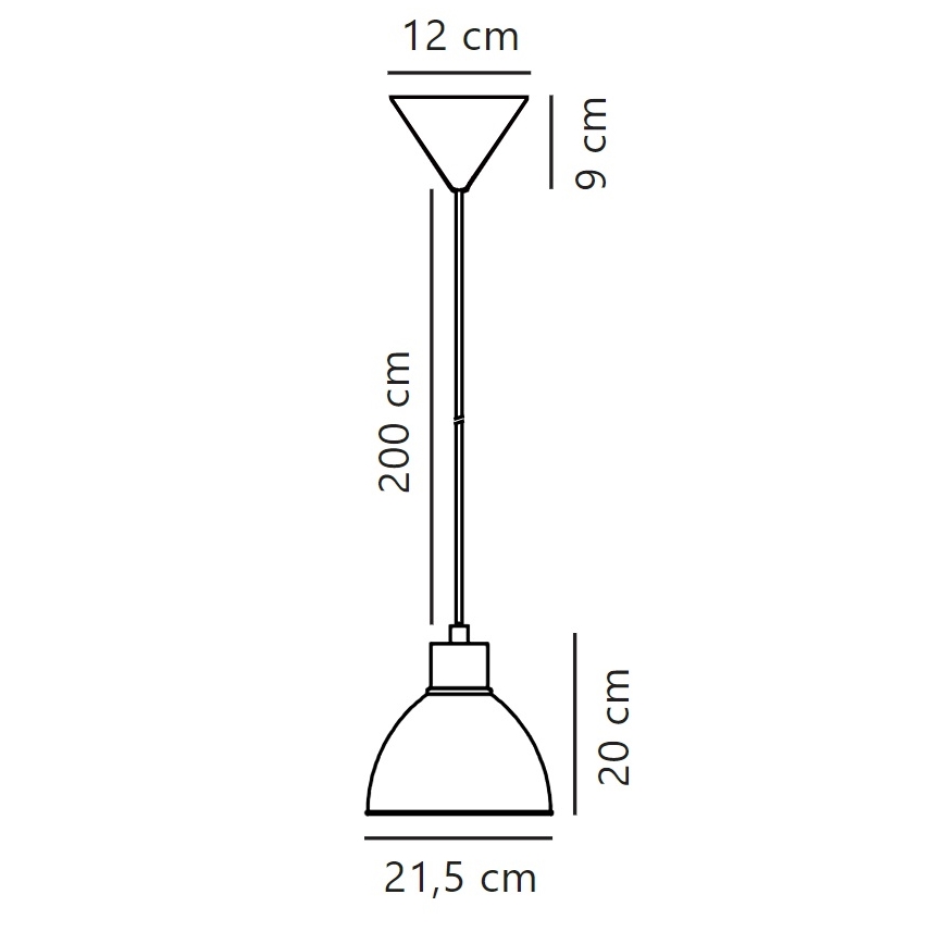 Nordlux - Csillár zsinóron POP 1xE27/40W/230V fehér