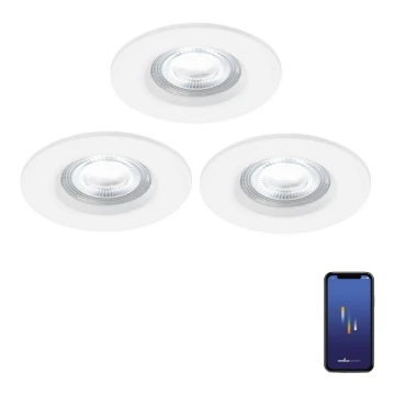 Nordlux - KÉSZLET 3x LED RGB Dimmelhető fürdőszobai függesztett mennyezeti lámpa DON SMART LED/4,7W/230V 2200-6500K IP65