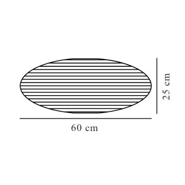 Nordlux - Lámpaernyő VILLO E27 átm. 60 cm szürke