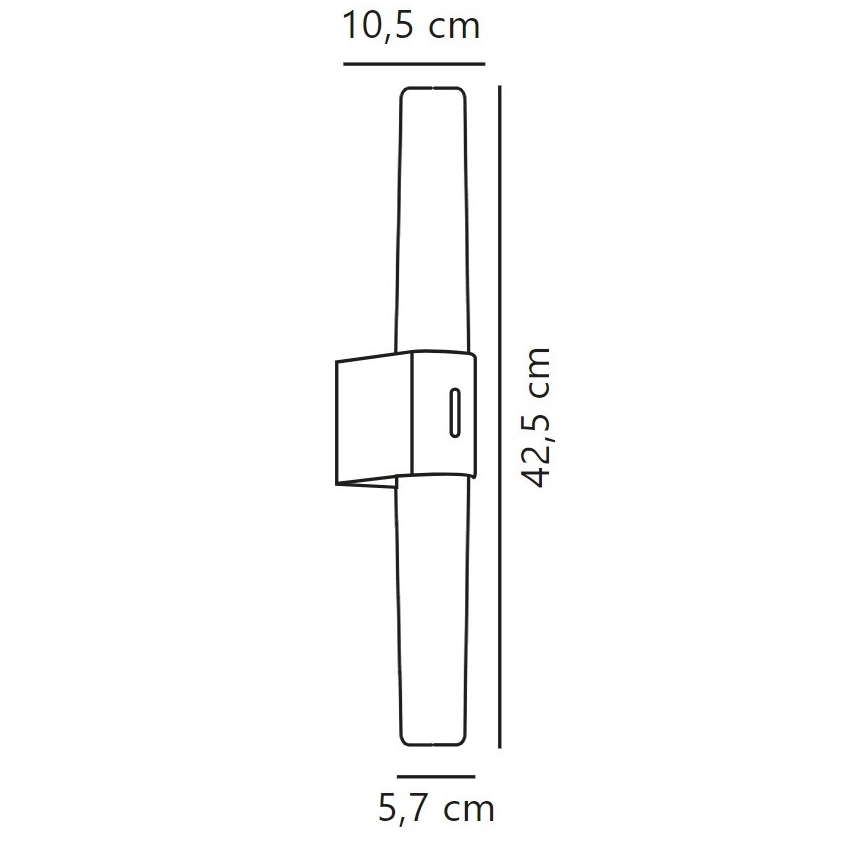 Nordlux - LED Dimmelhető fürdőszobai tükörvilágítás HELVA LED/9,5W/230V IP44 3000/4000K CRI 90 matt króm