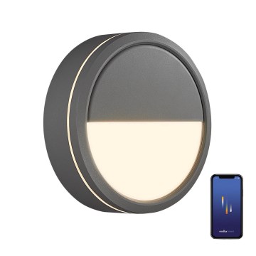 Nordlux - LED Dimmelhető kültéri fali lámpa AVA SMART LED/9,5W/230V 2700K IP54 szürke