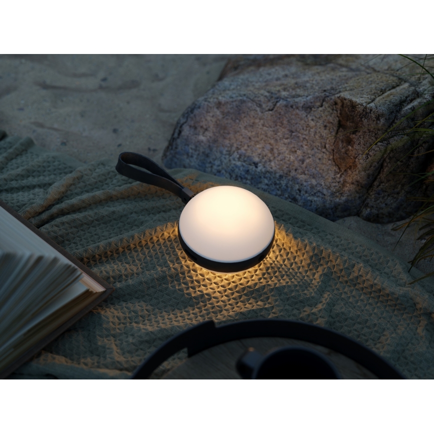 Nordlux - LED Dimmelhető kültéri hordozható lámpa BRING TO-GO LED/1W/5V IP54 fekete