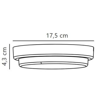 Nordlux - LED Kültéri fali lámpa CUBA LED/6,5W/230V IP54 átm. 17,5 cm fehér