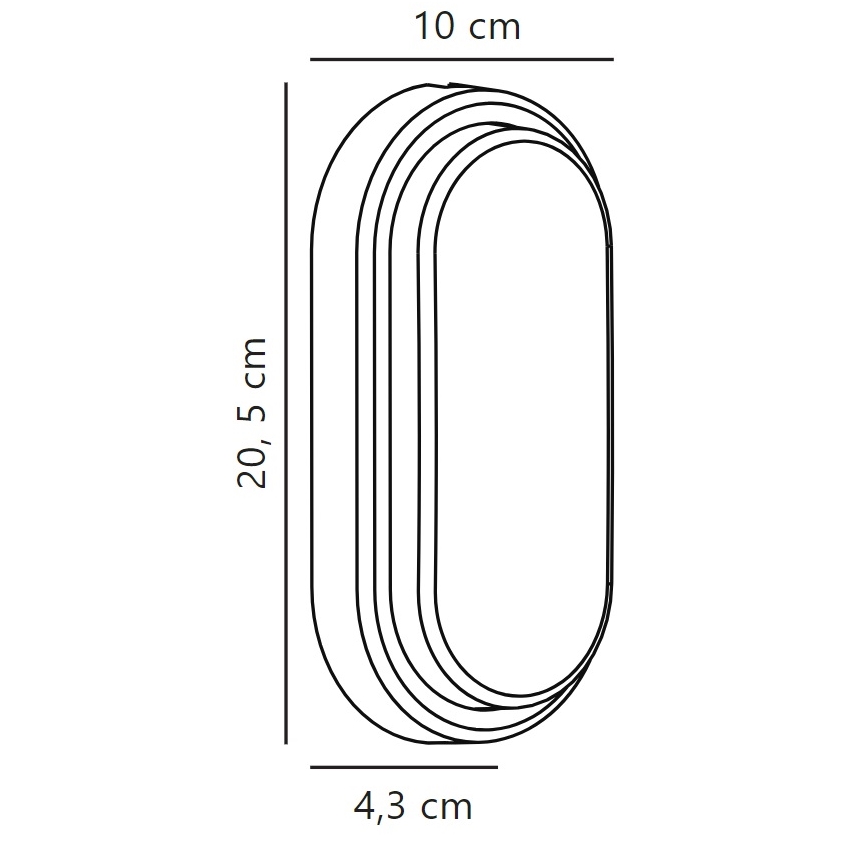 Nordlux - LED Kültéri fali lámpa CUBA LED/6,5W/230V IP54 fekete