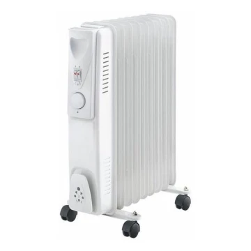 Olajfűtő 9 bordával 800/1200/2000W/230V fehér