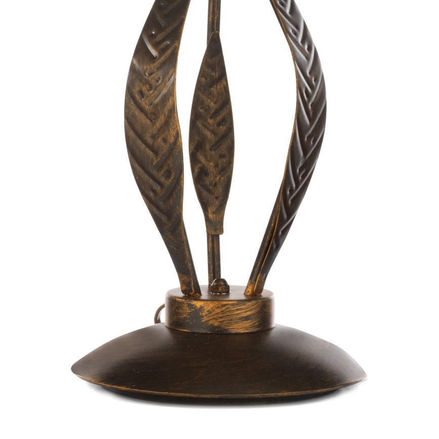 ONLI - Asztali lámpa ALGA 3xE14/6W/230V 61 cm bronz