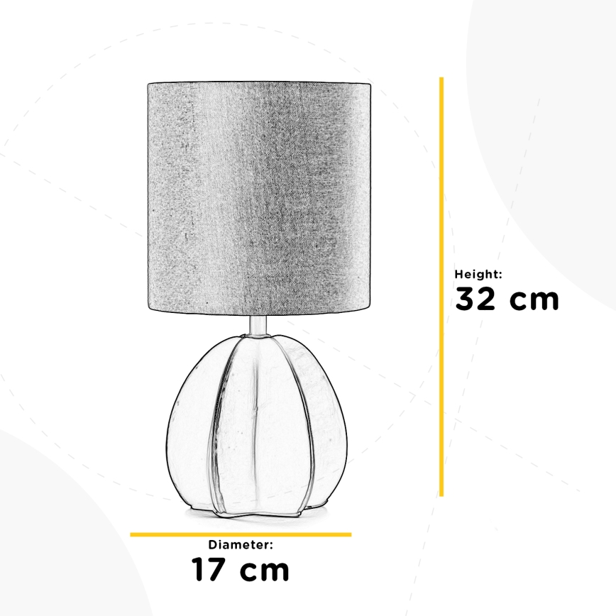 ONLI - Asztali lámpa CARAMBOLA 1xE14/6W/230V kék