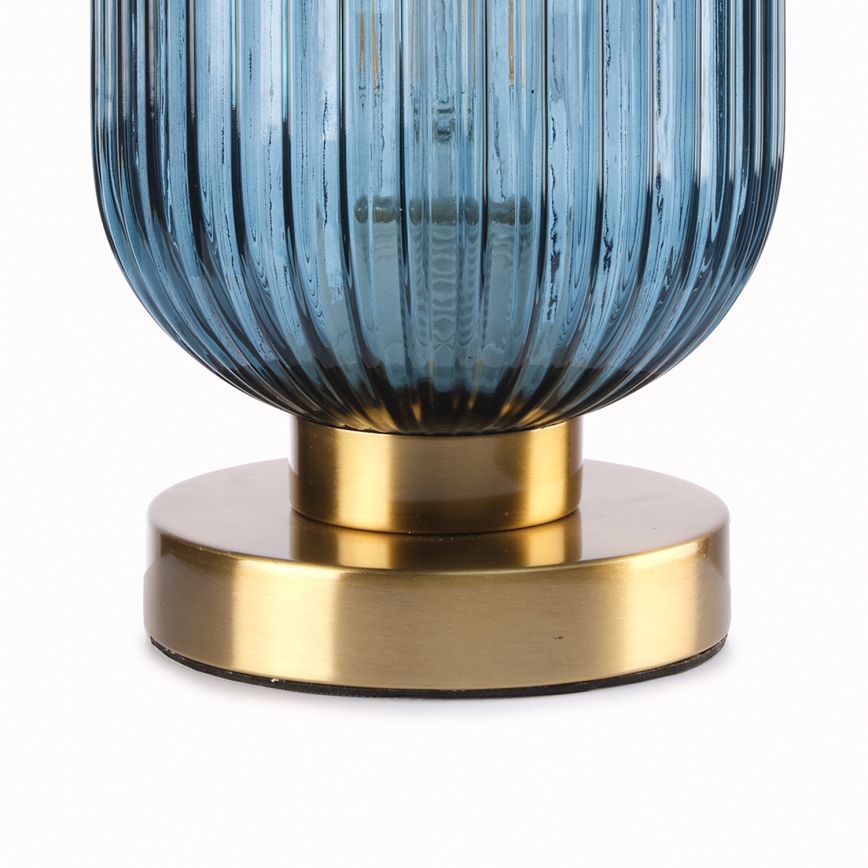 ONLI - Asztali lámpa DOROTY 1xE27/22W/230V kék/arany