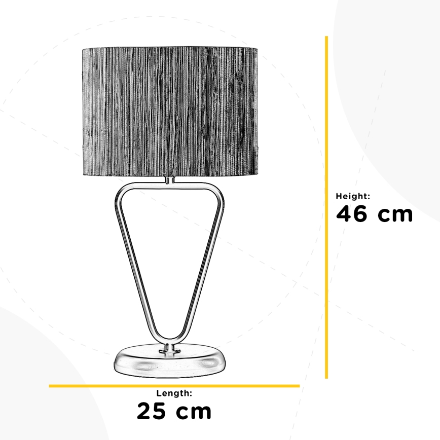 ONLI - Asztali lámpa MADU 1xE27/22W/230V 46 cm