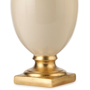 ONLI - Asztali lámpa MOZART 1xE27/22W/230V bézs/arany 75 cm