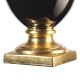 ONLI - Asztali lámpa MOZART 1xE27/22W/230V fekete/arany 75 cm
