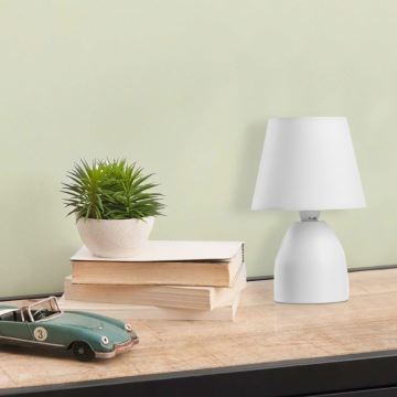 ONLI - Asztali lámpa NANO 1xE14/6W/230V fehér 19 cm
