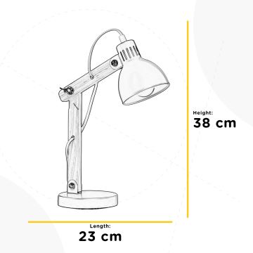 ONLI - Asztali lámpa NORA 1xE14/6W/230V szürke