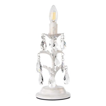ONLI - Asztali lámpa TERESA 1xE14/6W/230V fehér