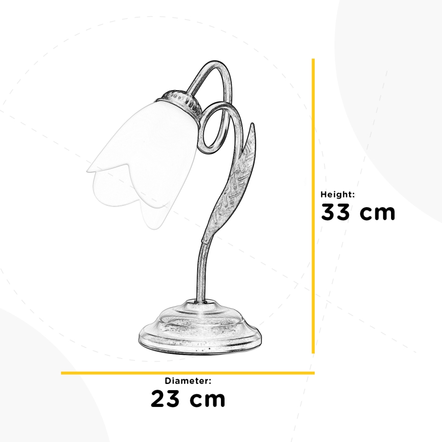 ONLI - Fali lámpa DOPPIO GIRO 1xE14/6W/230V arany