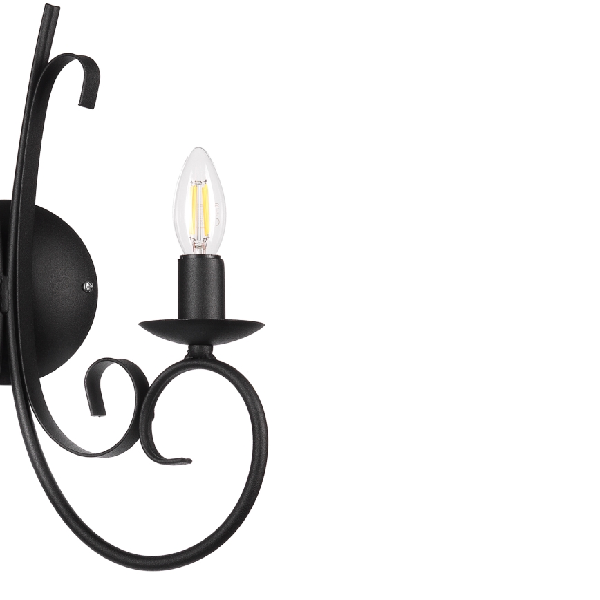 ONLI - Fali lámpa POMPEI 2xE14/6W/230V fekete