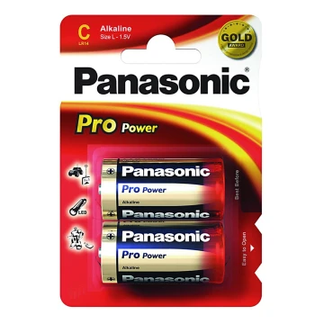 Panasonic LR14 PPG - 2db alkáli elem C Pro Power Gold 1,5V