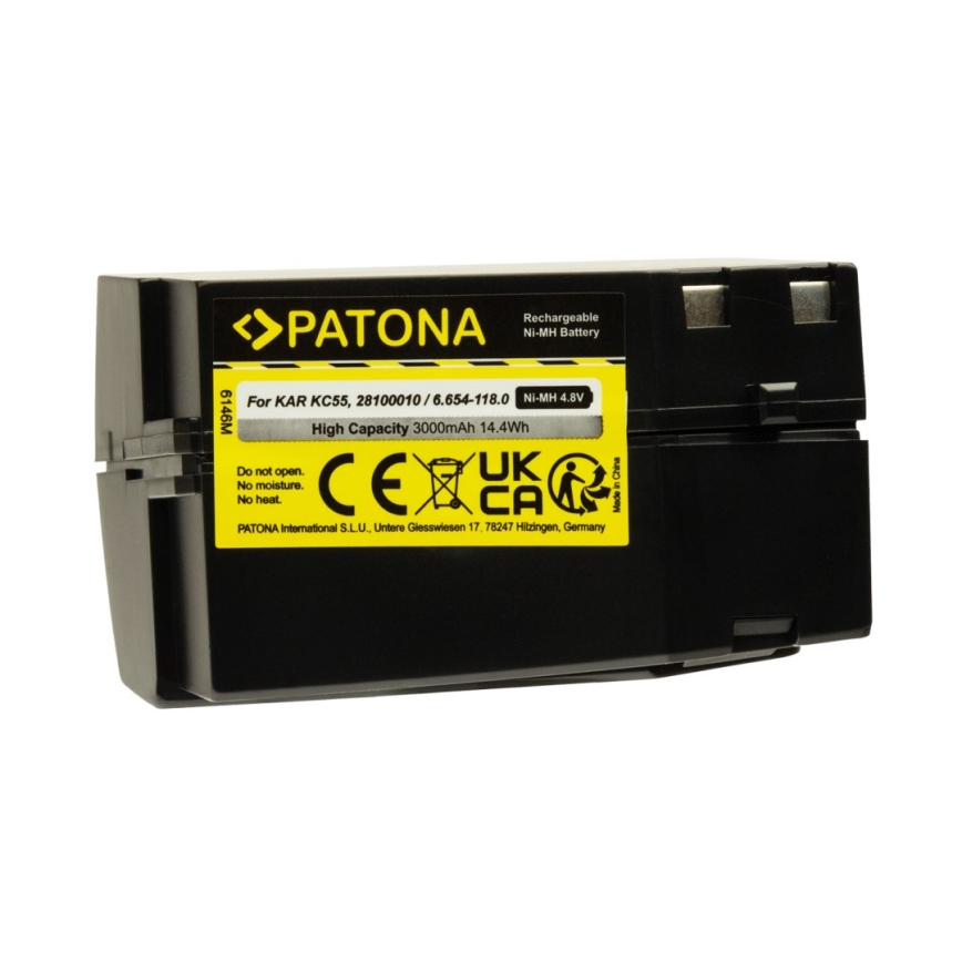 PATONA - Akkumulátor Kärcher K55/K65 3000mAh, Ni-Mh 4,8V 14,4Wh