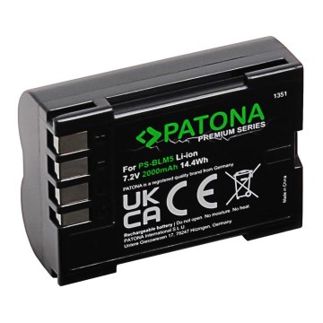 PATONA - Akkumulátor Olympus BLM1/BLM5 2000mAh Li-Ion 7,2V Premium
