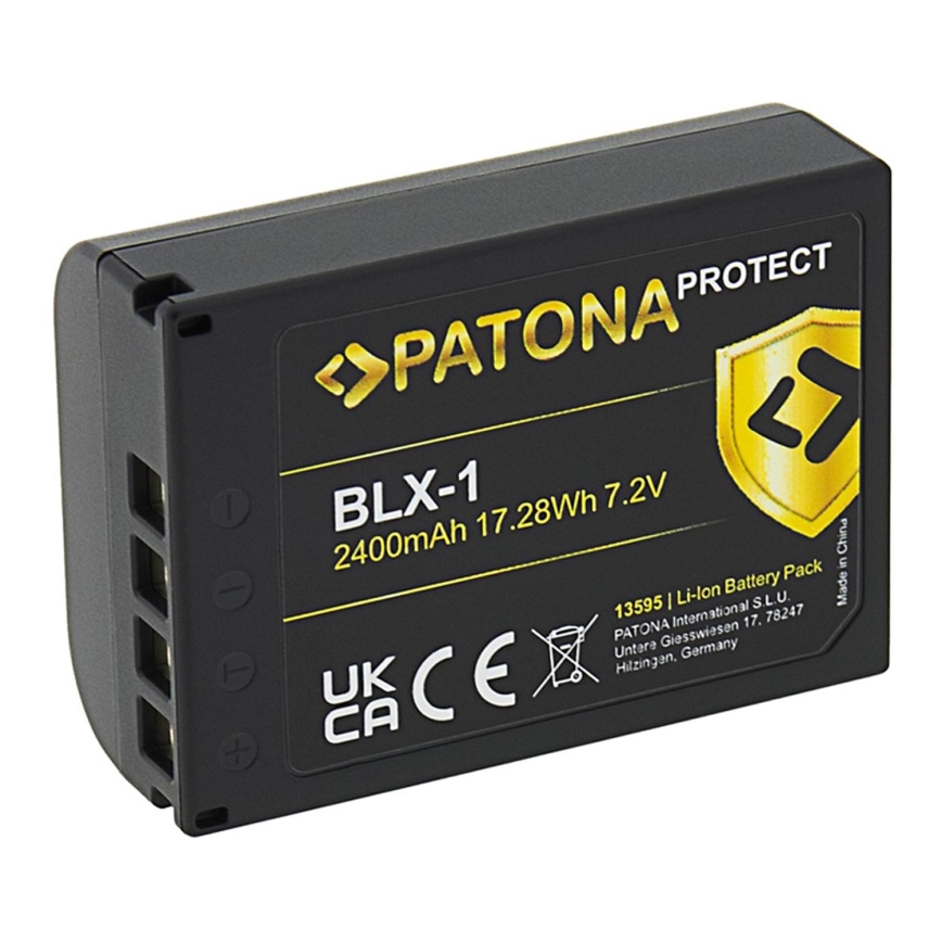 PATONA - Akkumulátor Olympus BLX-1 2400mAh Li-Ion Protect OM-1