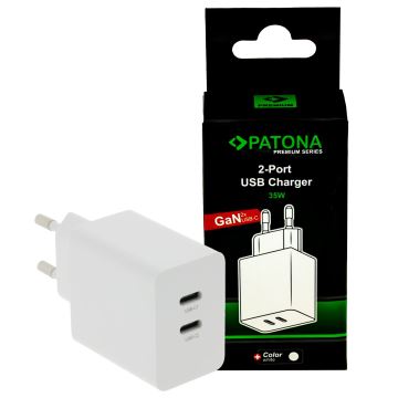 PATONA - Töltő Power delivery 35W 2xUSB-C -PD 3.0