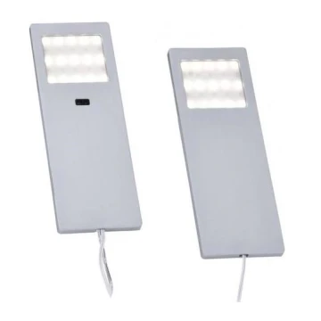 Paul Neuhaus 1121-95-2 - KÉSZLET 2xLED Bútorvilágítás érzékelővel HELENA LED/2W/230V