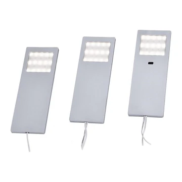 Paul Neuhaus 1121-95-3 - KÉSZLET 3xLED Bútorvilágítás érzékelővel HELENA LED/2W/230V