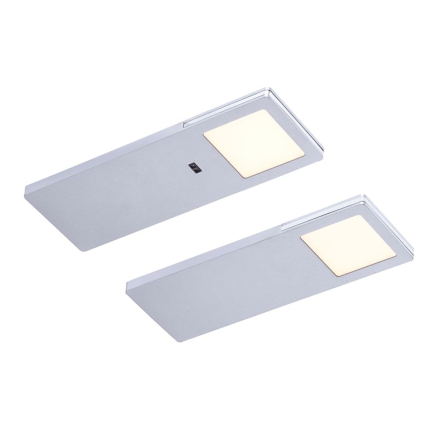 Paul Neuhaus 1156-21-2-KÉSZLET 2x LED Bútorvilágítás érzékelővel AMON LED/2,5W/230V