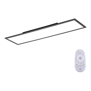 Paul Neuhaus 16533-16-O - LED Dimmelhető felületre szerelhető panel FLAT LED/24W/230V 2700-5000K fekete + távirányító