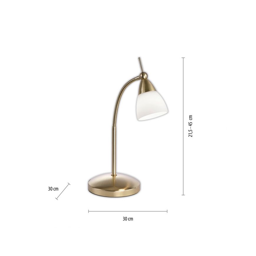 Paul Neuhaus 4001-60 - LED Dimmelhető érintős asztali lámpa PINO 1xG9/3W/230V arany