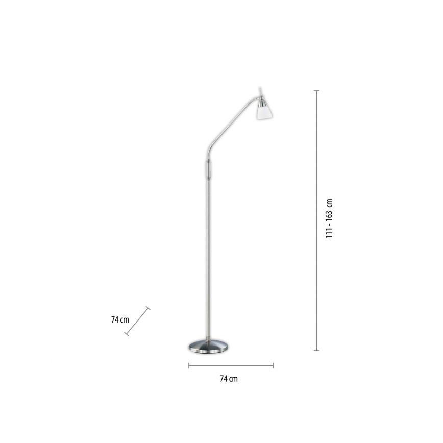 Paul Neuhaus 430-55 - LED Dimmelhető érintős asztali lámpa PINO 1xG9/28W/230V matt króm