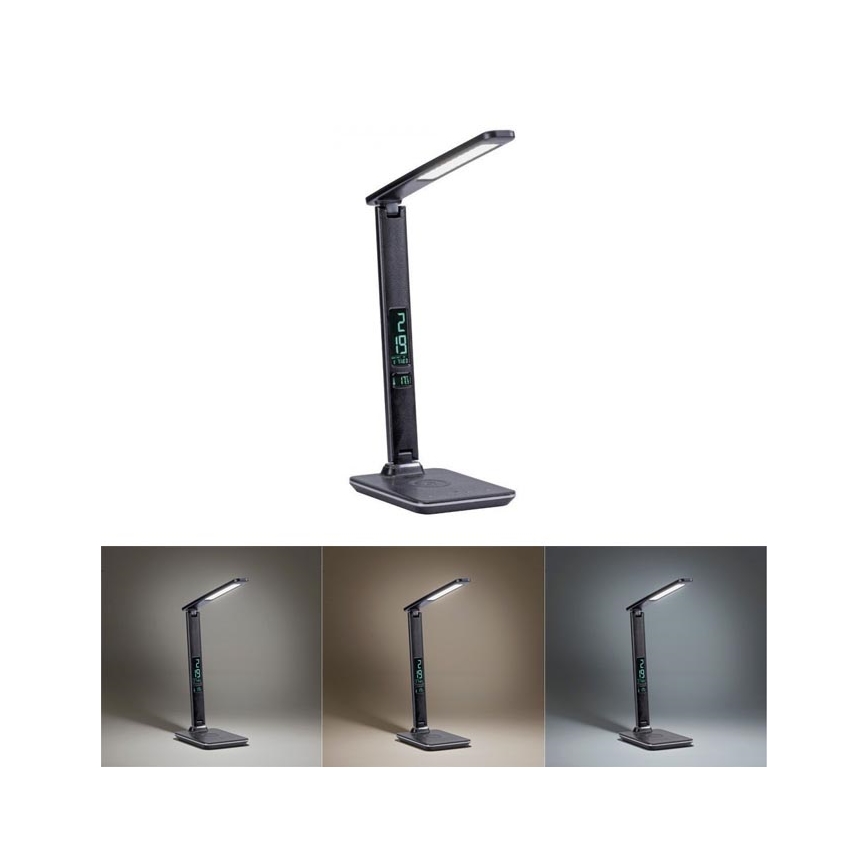 Paul Neuhaus 4595-18 - LED Dimmelhető asztali lámpa vezeték nélküli töltéssel ADRIANO LED/5W/230V fekete