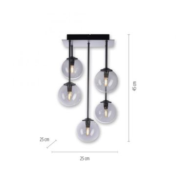 Paul Neuhaus 6719-18 - LED Csillár rúdon WIDOW 5xG9/3W/230V